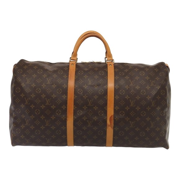 LOUIS VUITTON Monogram Keepall 60 Boston Bag M41422 LV Auth yk13831 - Picture 13 of 16
